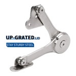 헤비 듀티 뚜껑 지지 경첩 부드러운 닫힘 접이식 뚜껑 유지 경첩 캐비닛 주방 옷장 하드웨어 2 개 2PCS