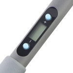 회색 80W 디지털 디스플레이 조정 가능한 온도 전기 납땜 인두 110V 220V 용접 도구 가방 멀티 미터 키트