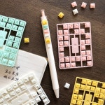 유성색연필 2pcs DIY 편지 펜 세트 알파벳 번호 색 블록 빌딩 젤 Penfor 생일 소원 이름 선물 학교 학습