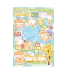 코튼월드 개나리 유치원 스티커 90x130mm