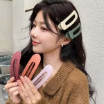 여성 대왕 대형 헤어 악세 머리 클립 데일리 집게핀
