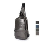 DK30 메탈느낌 슬링백 캐주얼 바디크로스 여행 출퇴근