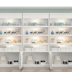 미용실 진열장 화장품 진열대 메이크업 캐비닛 브링고