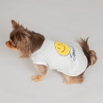 도그포즈 강아지 고양이 스마일 티셔츠