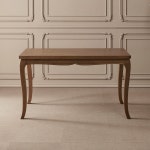 라로퍼니처 플로라 1300 순수 원목 4인 식탁 세트