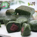 아리아리떡사랑 수리취 떡세트 1 7kg 찹쌀떡 2팩 인절미 2팩 콩고물 100g