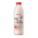 서울에프엔비 서울우유 목장의 신선함이 살아있는 딸기 요구르트 750ml