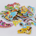 가베가족 몬테소리플러스 마그넷 세계지도 퍼즐 KS4220