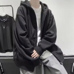 남녀 무지 기모 후드집업 1P 데일리 루즈핏 점퍼 자켓