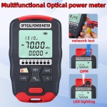 광섬유 케이블 테스터 네트워크 테스트 LED 조명 미니 광 파워 계량기 -70 10dBm -50 26dBm OPM