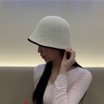 여성 니트라인 버킷햇B004