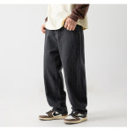 유루 남성용 레트로 와이드 워싱 청바지 G2534