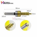 티탄화 황색계 터치 포인트 센서 밀링 공구 선반용 작업 모서리 빠른 위치 찾기