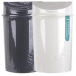 깔끔한 컬러 라인 휴지통 쓰레기통 20L 4호 화장실