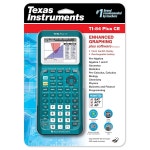 텍사스 인스트루먼트 플러스 CE 컬러 그래프 계산기 청록색 메탈릭 TI-84