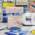 일러스트 감성 메모지 여행