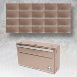 골드 우편함 손잡이 열쇠 키 우체통 포스트박스