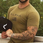 운동복 반탈티셔츠 머슬티 머슬핏 일상복 헬스복