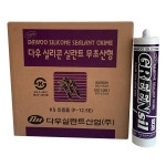 다우실란트 다우실리콘 다우그린실 808 무초산 글레이징 실리콘 박스 1BOX 25개 1개