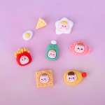 짱패브릭 파츠 큐티푸드파츠 신발꾸미기 데코덴 DIY 생선구이 1개