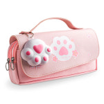 아뜰라임 귀여운 캐릭터 팬던트 방수 필통 고양이발 1개