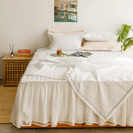 국내산 알러지방지 향균 샤르베 시어서커 여름이불 베게커버