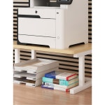 이동식 프린터 선반 책상 랙 2단 복사기 바퀴 거치대 사무실 받침대 수납 테이블 복합기