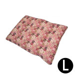 핑크 강아지 플래드 퍼피하우스 방석 L WFJY7VA
