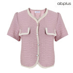 에이비플러스 Ab plusab plus 배색 포인트 블라우스 LSX2MB94A