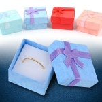 선물용 사각 반지케이스 반지선물상자 돌반지케이스 민트