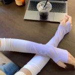 자외선 투톤 쿨토시 여름 팔토시 골프 손등 토시