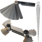 각종 게이지 틈새 테이퍼 피치 시그니스 간극 필러 밸브조시 측정기 엔진 정비 공구 측정 측량 두께 피치 게이지 1개