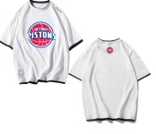 NBA 디트로이트 피스톤즈 농구 티셔츠 반소매 반팔티 스트릿패션 G0102