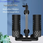 수족관 물고기 탱크 용 새로운 필터 공기 펌프 스키머 생화학 스폰지 바이오 Filtro Aquario