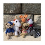 장미모사 코바늘 인형 뜨개 뜨개질 DIY 패키지 2 1 유니콘 100개