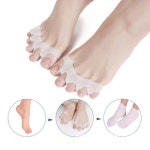 디엠에스 발가락 실리콘링 1P 발보호 토링 발가락사이 벌리기 화이트-FREE