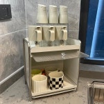 아크릴 수납 정리대 향수 화장품 철재 보관함