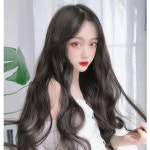 루이나 웨이브 일자형 반가발 헤어피스 밀크브라운 1개