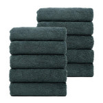 클라우망 아델라 40수콤팩트코마사 고급호텔타올 딥그린 170g 10장 1개