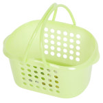 사우나 목욕 휴대용 바꾸니 욕실 수납 플라스틱 바구니 중공 수영 체육관 랙