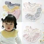 SJ 오가닉 아기턱받이 롤링 유아침받이 H 리틀빌리지 1개