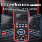 ZOYI 디지털 멀티미터 자동 True RMS 트랜지스터 프로브 PC 파형 데이터 저장 오실로스코프 48 ZT702S 10MHZ