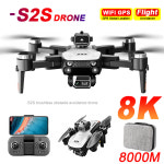 미니 드론 4k 8K HD 카메라 장애물 회피 항공 사진 브러시리스 모터 Foldable Rc Quadcopter Kid Toy