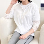 여성 스트링 바람막이 점퍼 1P 얇고 가벼운 후드 집업