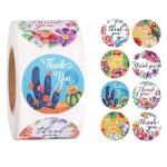 별별창고 감사 스티커 땡큐 롤스티커 500매 1 무지 땡큐