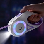 미우프 강아지리드줄 야간 산책줄 LED 조명 자동 리드줄 3M 5M