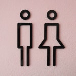 도어사인 화장실 표지판 남여화장실 표시 입체 도형 아크릴 a42 5번 높이기준