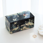 박씨상방 박씨상방 나전 미니송학쌍합보석함 14센티