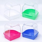 앵무새 욕조 애완새 샤워 목욕통 걸이식 새용품