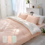 그래이불 그래이불 제조 순수 유기농 오가닉 선염 코튼 호텔 침구세트 코랄 이불 베개커버 세트